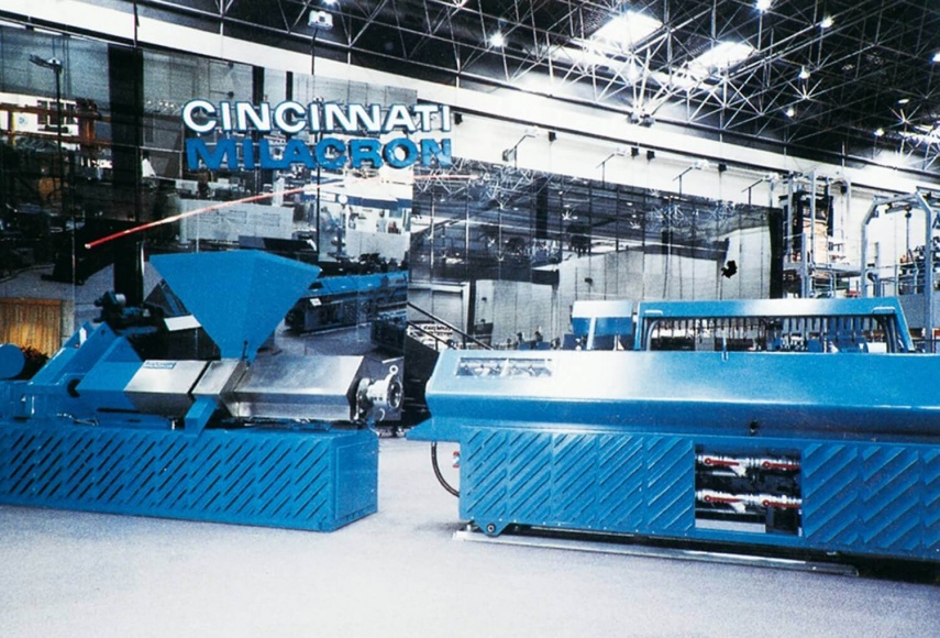 Product design, Cincinnati Milacron plastics extruder, 1982